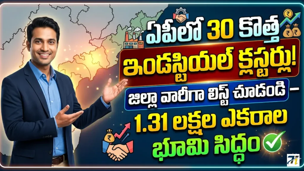Andhra Pradesh 30 New Industrial Clusters