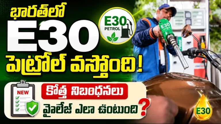 India E30 Ethanol Petrol Standards