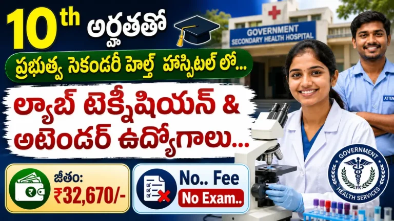 AP DCHS Kakinada Secondary Health Hospitals Recruitment 2026