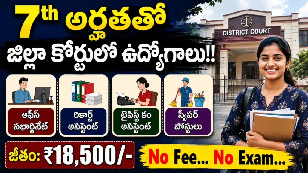 AP District Court Visakhapatnam Recruitment 2026