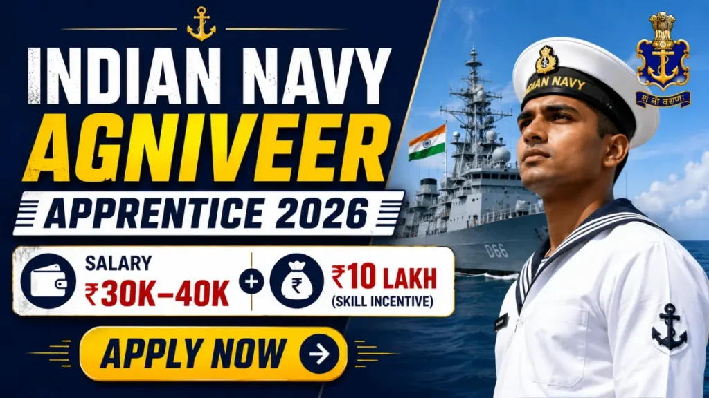 Indian Navy Agniveer Apprentice Recruitment 2026
