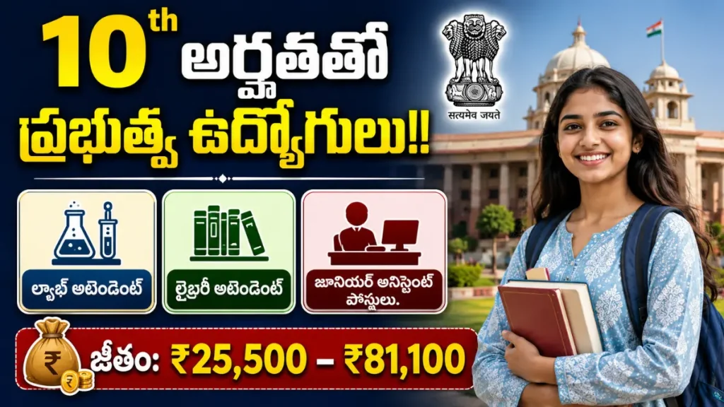 Lakshmibai College Lab Attendant Recruitment 2026
