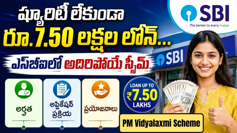 SBI PM Vidyalaxmi Scheme education loan