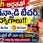 TS ICDS Anganwadi Recruitment 2026 Telangana